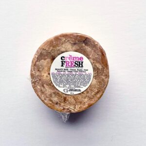 Puck shaped natural soap by creme fresh - canadian beauty